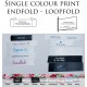 50 labels Single Colour print, Sew-on Clothing label, Slit-edge Satin, Endfold Loopfold